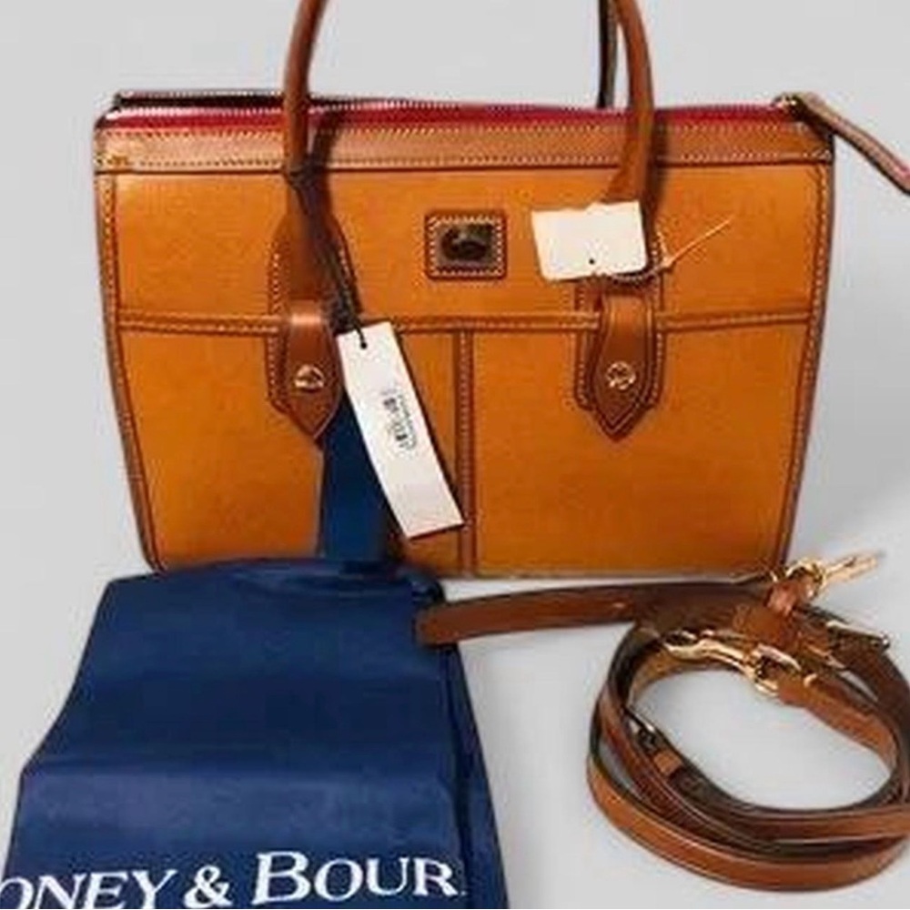 Dooney & Bourne Camden Saffiano Leather Tote with Removable Strap
